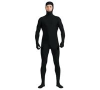Générique Costume Enfant Justaucorps Intégral Élastique Pour Danse Et Carnaval Tenue De Super Héros Ajustée Déguisement Moulant Pour Enfant Agile(Black, L)