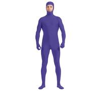 Générique Costume Enfant Justaucorps Intégral Élastique Pour Danse Et Carnaval Tenue De Super Héros Ajustée Déguisement Moulant Pour Enfant Agile(Dark Purple, S)