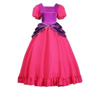 Générique Costume Femme Robe De Princesse Cendrillon Pour Carnaval Et Spectacle Tenue De Conte De Fées Déguisement Robe Femme Féerique(M)