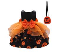 Générique Costume Fille Halloween, DéGuisement Petite SorcièRe Deguisement Halloween Mere Fille DéGuisement SorcièRe Magique Pour FêTe Costume 0 24 Mois Ensemble VêTements BéBé VêTements De