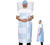 Générique Costume Halloween Adulte - Déguisement Halloween Patient Endormi,Tenue Déguisement Drôle Canular pour Soirée Cosplay Rassemblement Événement Scénique Femmes Hommes