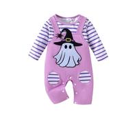 Générique costume halloween bebe combinaison bébé unisexe fantôme mignon manches longues douce légère confortable naissance dix huit mois deguisement halloween bebe garcon