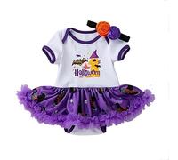 Générique Costume Halloween Bebe Fille, Deguisement Halloween Fille Clown BéBé Mon 1Er Robe Bebe DéGuisement Sorcier d'halloween Costume Scream DéGuisement SorcièRe 3 Ans Cosplay