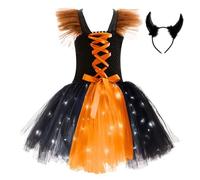 Générique Costume Halloween Enfant Fille, Deguisement Enfant Sorciere Ma PremièRe Tenue De Halloween pour BéBé Fille DéGuisement BéBé Costume 2 Ans DéGuisement 2 Ans Ensemble De VêTements