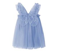 Générique Costume Halloween pour Filles d'halloween Mascarade Déguisement Petite Sorcière Chauve-Souris Fille Enfant Tutu Robe 3-12 Ans