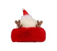 Générique Costume Mere Noel Cadeau Cadeaux Noël Femme Noire Rose Activité Bonne Année Tissu pour Moto Fête Pailleté Cache-Cou Noeud Sapin De