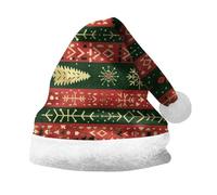 Générique Costume Mere Noel Snood Cadeau Femme 20 Ans Beige Rouge Carnaval Bannière Chapeau Qui Bouge Cosplay Pailleté Accessoire Bonnet De Adulte