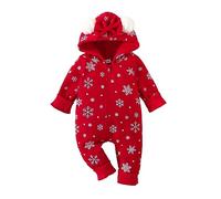 Générique Costume Noel Bebe, Pyjama Noel Deguisement Bebe Garcon Combinaison BéBé GarçOn Jumpsuit Enfants Mignon Et Outfit Cerf Pyjama NoëL pour DéCoration PèRe De NoëL SoiréE