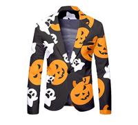 Générique Costume Noël Homme Veste À Manches Longues Thème Halloween Style Décontracté Tenue De Soirée Élégante Pour Célébrations Festives