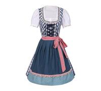 Générique Costume Oktoberfest, Costume FêTe de La BièRe Tyrolien Femme Femme Robe Set de Dirndl Pour Occasions SpéCiales Deguisement Halloween Sexy Halloween Squelette