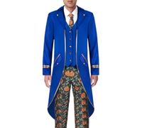 Générique Costume Queue-de-pie | Deluxe Tailcoat Gothique Victorien Cosplay Frock | Costume médiéval Tailcoat Frock pour Cosplay Mascarade