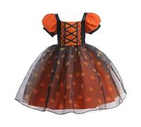 Générique Costume SorcièRe Enfant, Deguisement Halloween Clown Fille Robe De SorcièRe MéDièVale DéGuisement Rouge Costume Halloween Enfant Fille 2 Ans DéGuisement 5 Ans