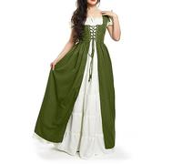 Générique Costume Zombie Femme Sexy Grande Vetement Elegante Ado Couple Princesse Robe Pirate Moyen Age Elegant Cape Halloween Deguisement Halloween Femme Pirate S