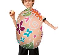 Générique Costumes Set - Easter Egg Costume | Fancy Dress Outfit Partys | Easter Egg Cosplay Role Play | Theme Party Dress Up | For Children Adults Themed Party Stage Performance Holiday Gathering