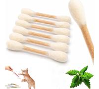 Générique Cotons-Tiges Jouets pour Chat, Cotons-Tiges Jouets for Chat avec Herbe à Chat,Paquet De 6 BâTons à MâCher GéAnts for Chaton,D'HaltèRe pour Chat en Flanelle Douce à MâCher pour Chats