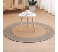 Générique Cotton Rope Area Rug for Cats, Cat Scratching Rug, Soft and Stylish Home Accent, Large Cat Scratching Mat Natural Pad, Easy Clean, Washable, Multiple Sizes (D,X-Large)