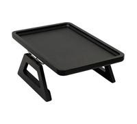 Générique Couch Cup Holder Tray Wood Clip on, Anti Slip, Foldable Arrest | Portable Sofa Arm Tray for Desk, Seat, Bedside Living Room, Wrk, Breakfast Coffee Snack Eating