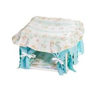 Générique Couchages Hamster Nid en Tissu Lavable pour et se Cacher | Maisonnette Hamster Avec Un Toit À Glands Adaptés Aux Petits Animaux Lapin Souris Intérieur Extérieur Cage Table Chaise Et
