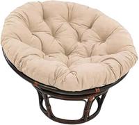 Générique Couche de Chaise Suspendue, Coussin de SièGe de Chaises de Rotin, Coussin de Chaise Swing ExtéRieure, Coussin de Tabouret de Panier de Jardin (Chaises Non Incluses)(Beige,80X80CM)