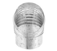 Générique Coude de Cheminée 45 Degrés en Acier Inoxydable Résistant la Rouille pour Conduit D'échappement Extérieur, Accessoire Poêle à Bois Ventilation Améliorée