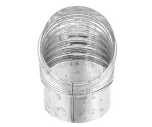 Générique Coude de Cheminée 45 Degrés en Acier Inoxydable Résistant la Rouille pour Conduit D'échappement Extérieur, Accessoire Poêle à Bois Ventilation Améliorée
