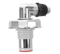 Générique Coude de raccordement pour siphon de sol - Adaptateur d'étanchéité pour siphon de machine à laver - Raccord de tuyau à angle droit pour salle de bain, cuisine, garage, buanderie,