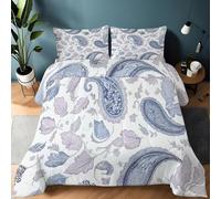 Générique Couette 135x200 MotifsStyle Ethnique Ensemble de Literie en Microfibre, 1 Edredon et 2 Taies d'oreiller 65x65, 4 Saisons Y278