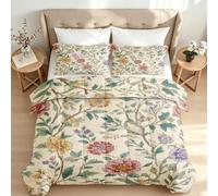 Générique Couette 140x200 4 Saisons 3D Fleurs Vintage Duvet 1 Personne