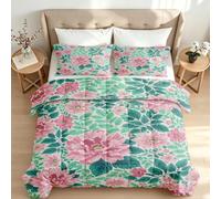 Générique Couette 140x200 4 Saisons 3D Fleurs Vintage Duvet 1 Personne