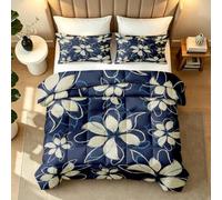 Générique Couette ete 200x200 Fleurs Aquarelle sans Housse Duvet# Nature Couette 3D Réversible 2 Personne Édredon Legere Chaude Lavable en Machine et 2 Taies d'oreiller3y114