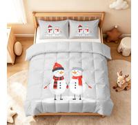 Générique Couette Imprimée Hiver, Parure de lit sans Housse Chaude Douceur,