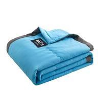 Générique Couette Légère D'Été Soft Touch 140 X 200cm Couette Ultra Légère Environ 760G Garnissage Couette D'Été Respirante Lavable Couette Double Effet Froid, Plaid pour Canapé Bleu Canard