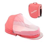 Générique Couffin Pliable, lit Portable pour bébé | Chaise Longue et Berceau de Voyage, Pliable avec Filets en Maille Respirante et couchette de Chevet, Voyage en Plein air pour