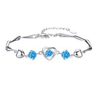 Générique Couleurs Bracelet Naturelle Anneaux For Women And Elegant Hand Jewelry Avec Mm 8 Bijoux (B, One Size)