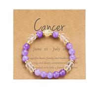 Générique Couleurs Pierres Plaqué Poignet Anneaux Gemstone Mamie Bracelet Amoureux Bracelets 4 Bracelet (C, One Size)