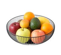 Générique Countertop Fruit Bowl - Kitchen Storage Organizer Tray | Wire Basket For Home, Kitchen, Fruits, Vegetables, Snacks, Bread, Treats, Candies, Thanksgiving, Christmas, Easter