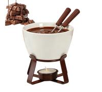 Générique Coupe à Fondue Chocolat | 300ml Résistant À La Chaleur Portable en Céramique - Coupe à Fondue pour Beurre et Chocolat | pour Fête Vacances Anniversaire Noël Personnel Fromage Beurre