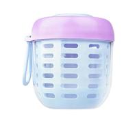 Générique Coupe à Fruits - 500ml Contenants Portables avec Poignée | Boîtes De Conservation De Fruits Pour Réfrigérateur Avec Passoire Amovible - Petit-déjeuner Déjeuner Nourriture Baies