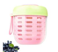 Générique Coupe à Fruits | Récipients Réutilisables Avec Poignée - Contenants à Fruits Pots à Salade Avec Panier Égouttoir - Pour Pique-nique, Fête, Voyage, Camping, Plein Air, Randonnée