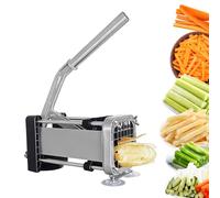 Générique Coupe-Frites - Hachoir Manuel en Acier Inoxydable - Coupe-Pommes De Terre Presse À Frites - pour Préparation des Repas Légumes Aliments Salade Maison Commercial Appartement Restaurant BBQ