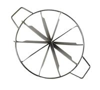 Générique Coupe-Gâteau - Coupe-, Tranche-Gâteau et Marqueur de Portions,Acier Inoxydable Matériel de Pâtisserie 6/9/10 Tranches pour Restaurant, Café, Boulangerie, Maison, Pizza, Cheesecake et