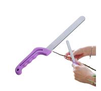 Générique Coupe-Mousse de Fleurs - Couteau à Mousse de Fleurs Couteau à Fleur de Fleuriste en Acier Inoxydable | Ergonomique, précis, pour Blocs de Mousse, compositions Florales et fleuristes