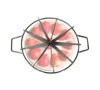 Générique Coupe-Parts à Gâteau - Découpe-Gâteau pour Tranches Régulières - Outils de Cuisine en Acier Inoxydable avec 6/9/10 Tranches pour, Pâtisseries, Pizza, Boulangerie, Café, Restaurant et