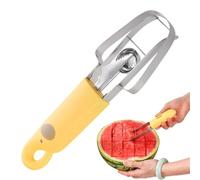 Générique Coupe-Pastèque | Gadgets De Cuisine Baller - Outil Tranche-Pastèque en Acier Inoxydable pour L'Été | pour Plage Intérieur Extérieur Fête Préparation De Collations Camping Pique-Nique