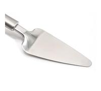 Générique Coupe-pizza en Acier Inoxydable Argenté, Pelle Triangulaire Portable pour Servir Gâteau et Pizza sans Abîmer, Ustensile Pâtisserie Cuisson