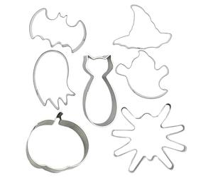 Générique Coupe-s Halloween,Mini ensemble de moules à découper mignons pour Noël d'Halloween - s drôles Fondant Moules de cuisson Cake Topper Outils de décoration pour les faveurs de fête