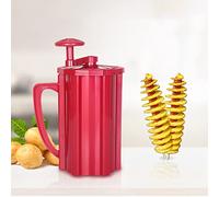 Générique Coupe-Spirale pour Chips De Pommes De Terre, Coupe-Frites Multifonctionnel Trois en Un, Lame en Acier à Haute Teneur en Carbone, Outil De Collation De Cuisine à Domicile