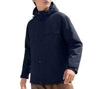Générique Coupe Vent d'Alpinisme Homme Hardshell Manteau Homme Coupe Vent Sport Respirant Hardshell pour Style Haut de Gamme et Performance(Navy, XXL)