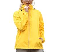 Générique Coupe Vent Femme Impermeable Veste De Pluie avec Capuche LéGèRe SéChage Rapide Couleur Unie Veste Sport Femme avec Fermeture éClair Fine Respirant Vestes D'ExtéRieur pour Les Voyages Et Le