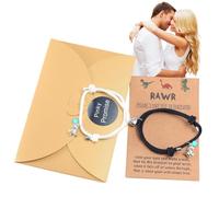 Générique Couple Bracelets Cœur Magnétique | Aimant de coeur de bracelet